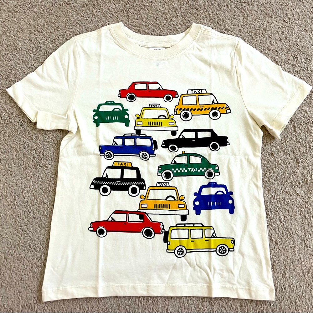 Hanna Andersson Sz 6-7 Taxi T-Shirt